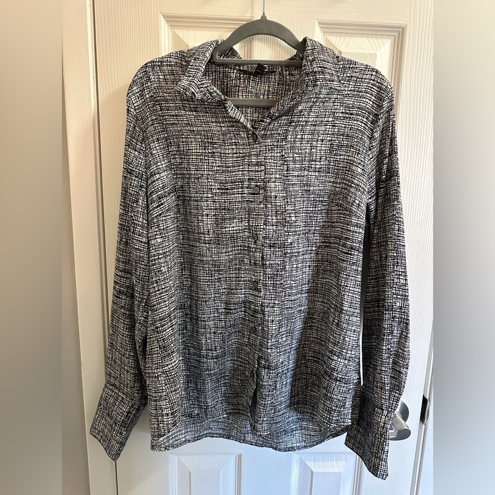 Banana Republic Monochrome Patterned Shirt